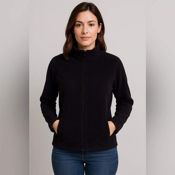 LogoAthletic by Reebok Black Full-Zip Fleece Jacket – XX-Large - Picture 3 of 13